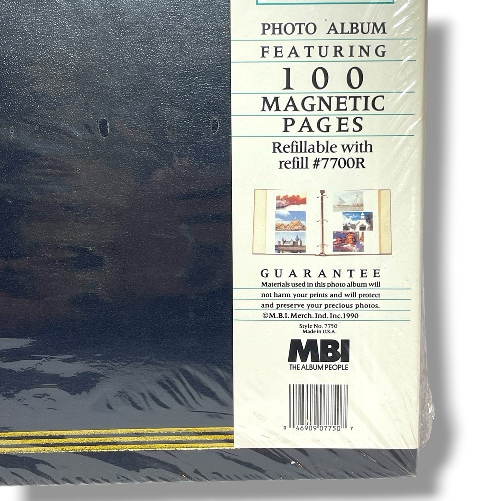 The Library Collection Vintage 100 Page Photo Albums NEW SEALED MBI Navy Blue - Picture 2 of 10